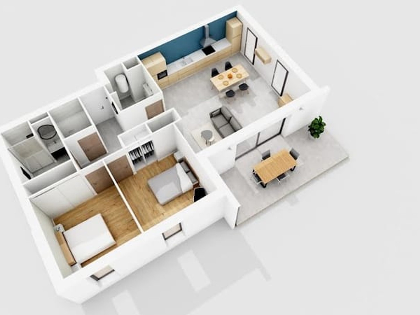 Appartement 3 pièces 83 m²