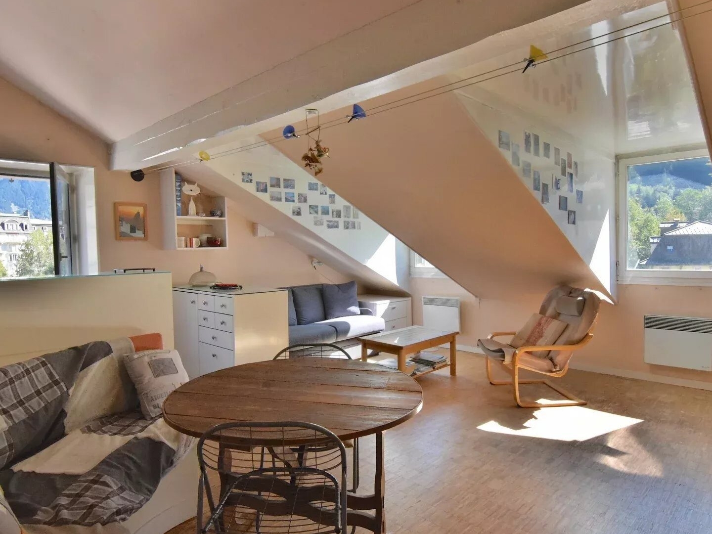 Appartement T3 en duplex - Centre ville - 46.5 m² (27.22 m² habitables) - Chamonix