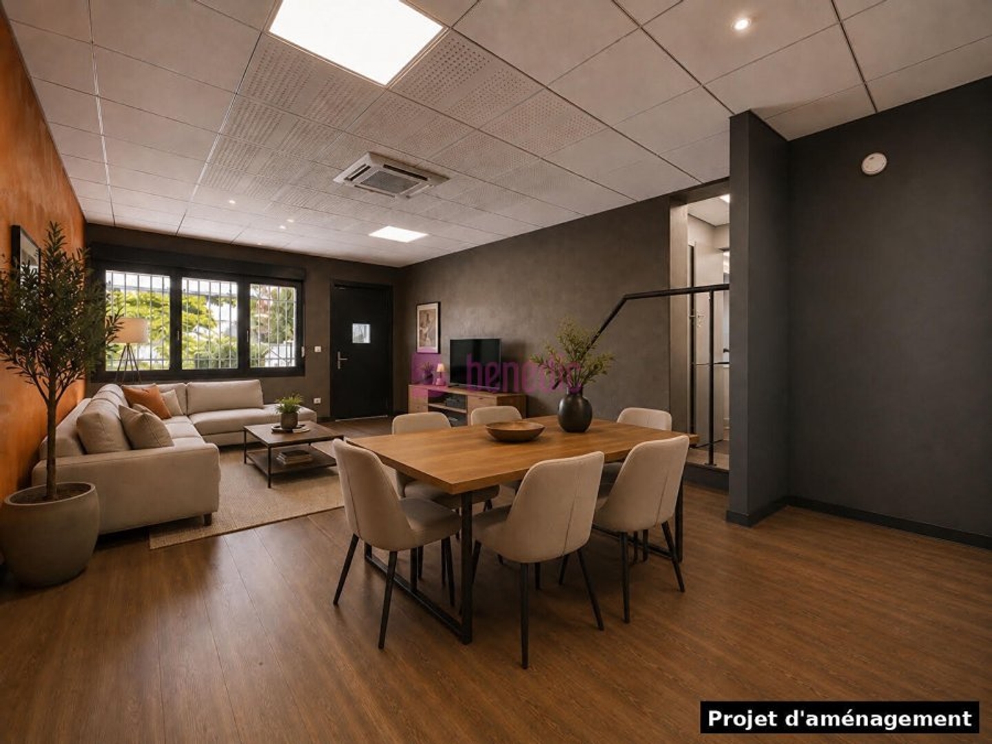 Bureaux à vendre - 4 pièces - 82m2 - Saint-Privat-La-M... (57855)