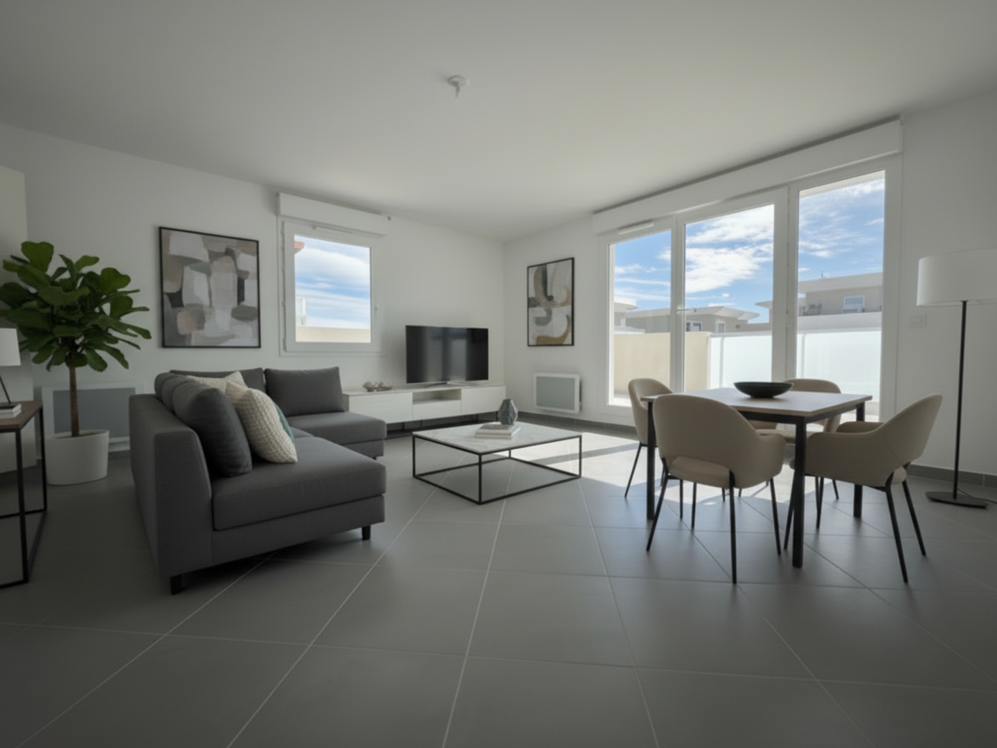 Appartement T3 de 68m2 avec très beau balcon de 42m2