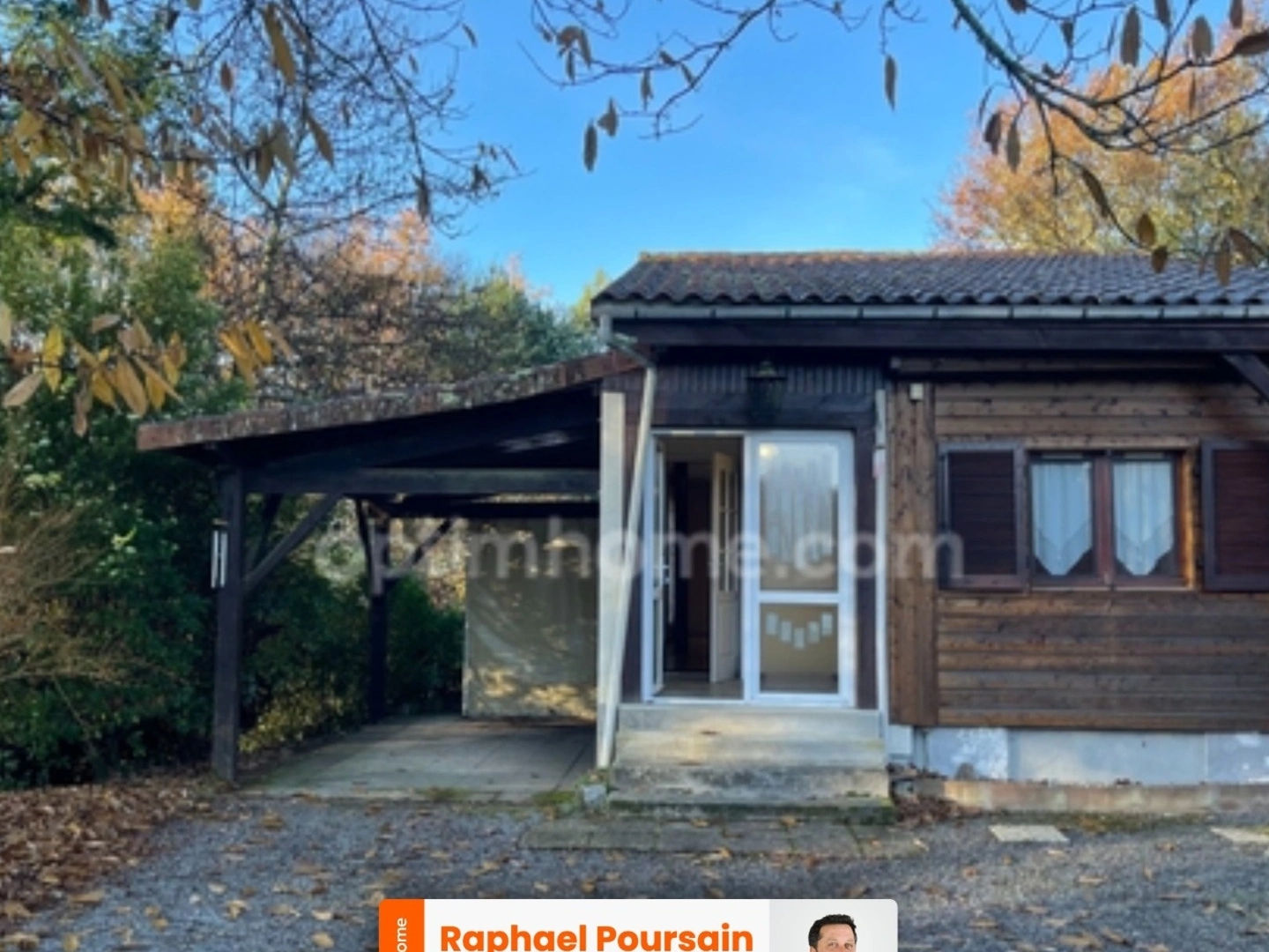 Maison mobil-home sur un terrain de 4256 m2
