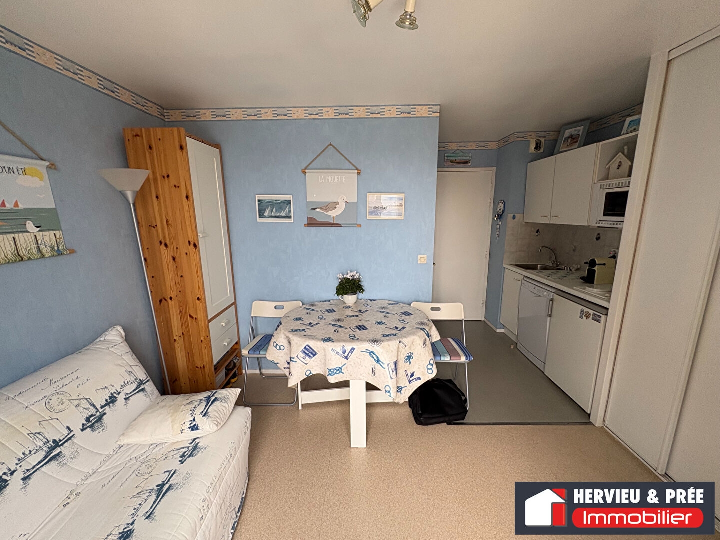 Appartement à vendre - 1 pièce - 20m2 - Ouistreham (14150)