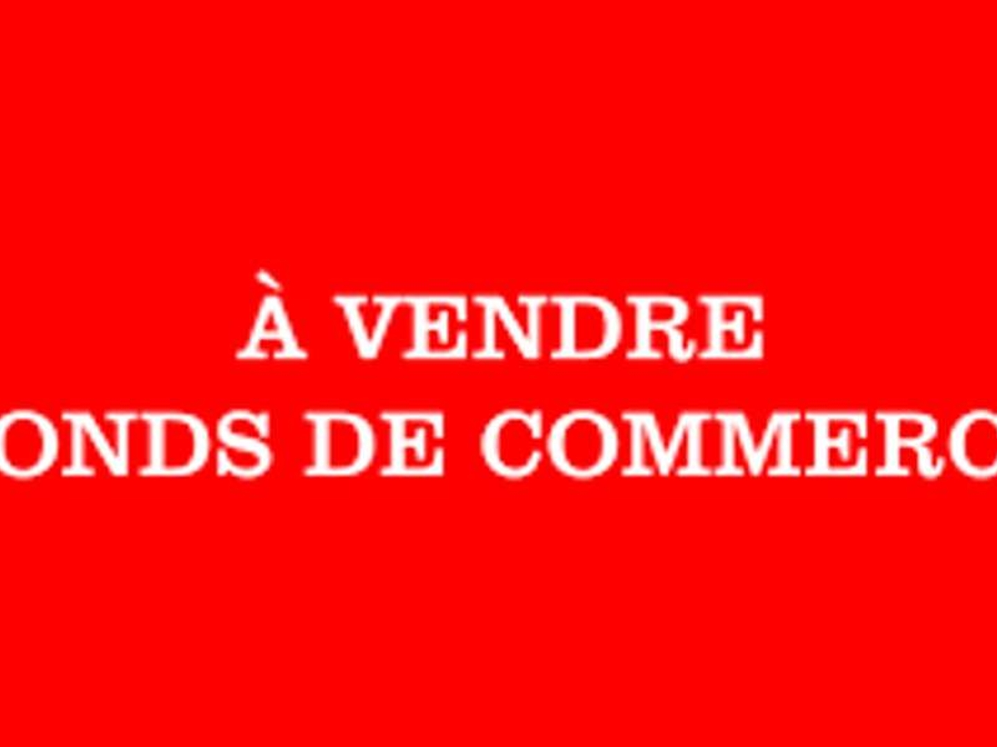 Fonds de commerce