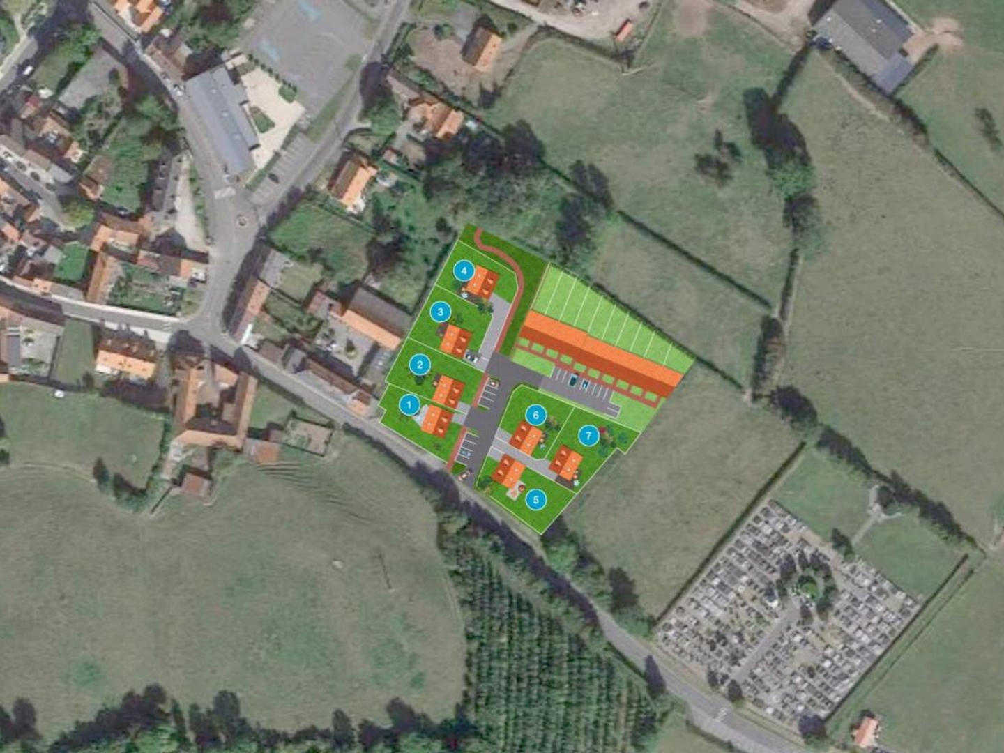 Terrain en individuel