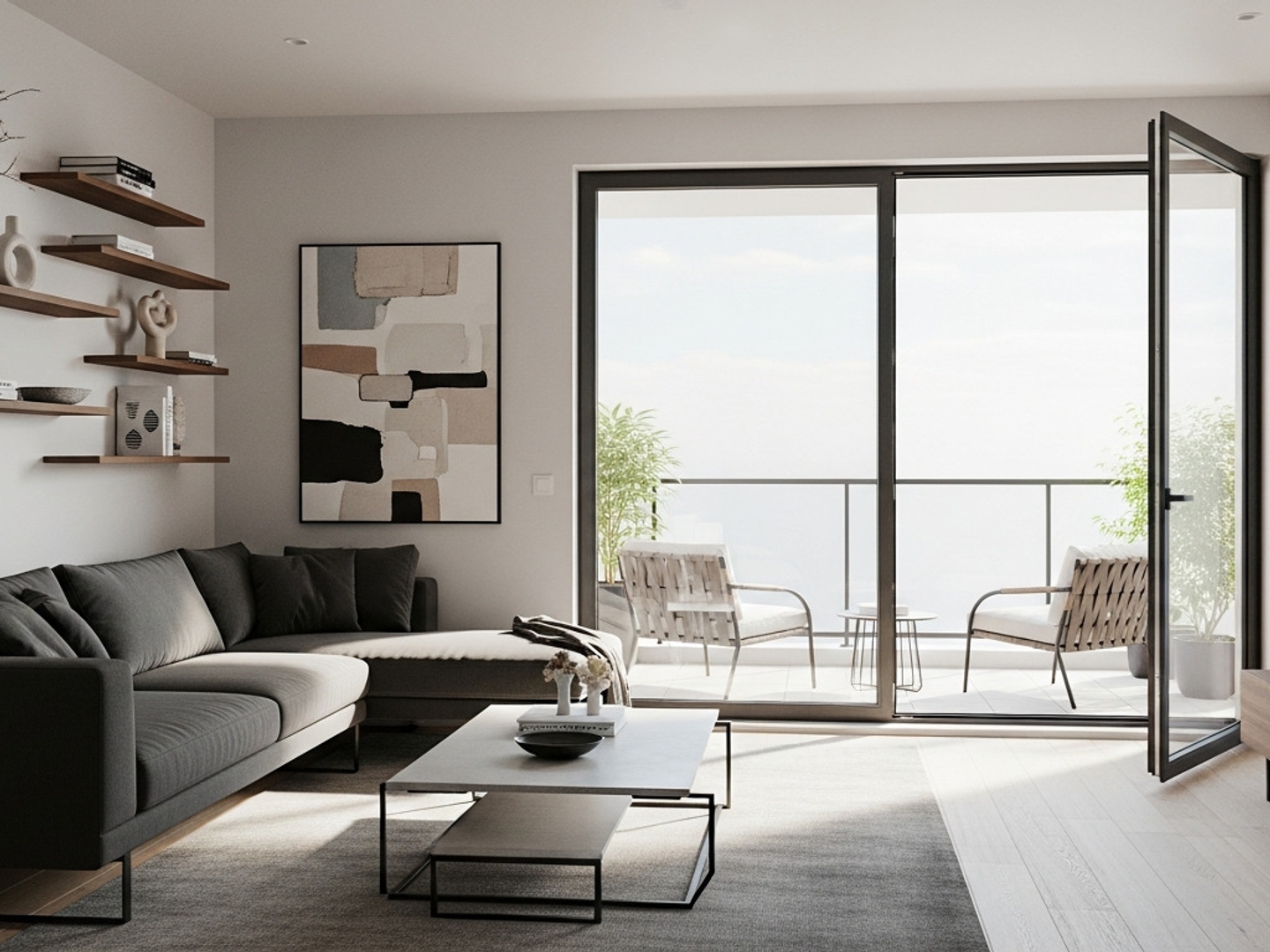 3 PIÈCES de 62.28m² + UN BALCON + PARKING - ANTIBES