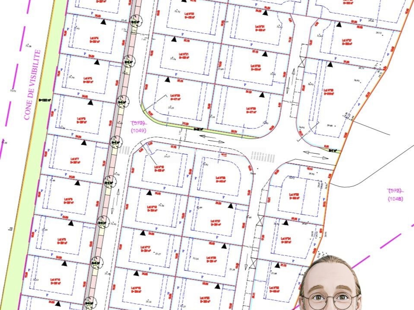 terrains à bâtir en lotissement secteur prisé