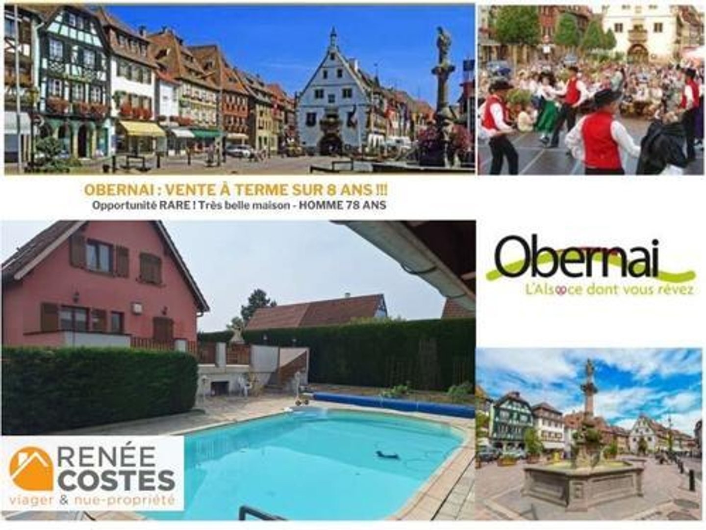Vente à terme occupée sur 96 mois - OBERNAI (67210)