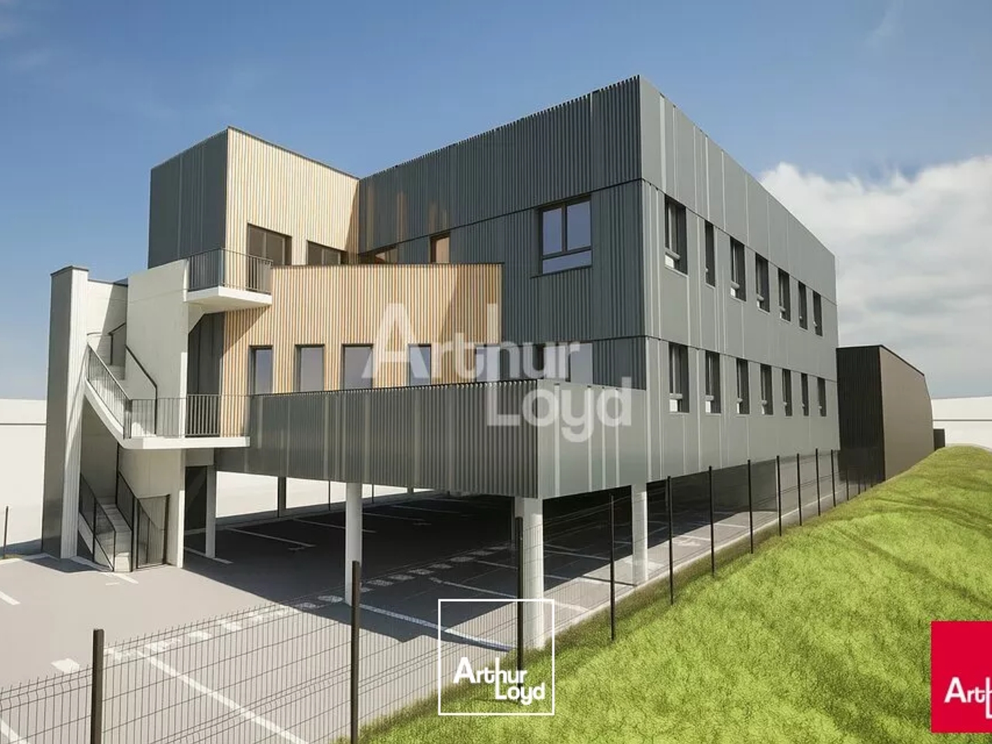 CESSON SEVIGNE - BATIMENT INDUSTRIEL MIXTE A VENDRE - 1 200 m²