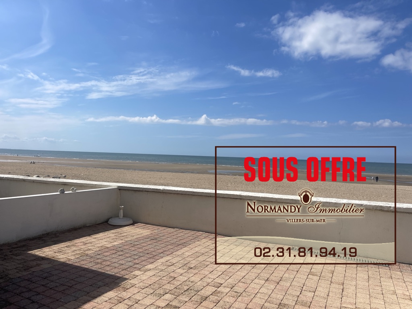 XXX SOUS OFFRE XXX 3 PIECES DUPLEX EN FRONT DE MER AVEC TERRASSE PRIVATIVE + PARKING
