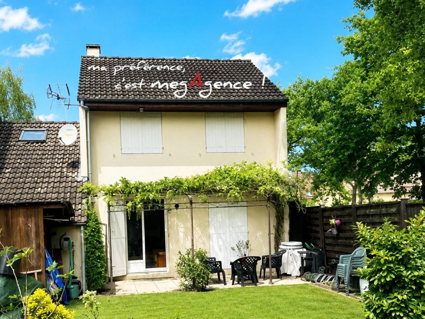ÉRAGNY-SUR-OISE (95) — Maison 4 chambres 103m², impasse calme bordant un bois -- parcelle 295m²
