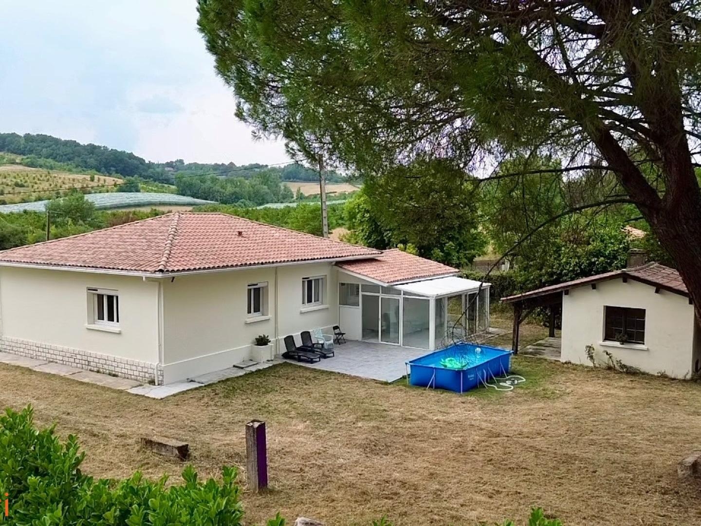 Maison à vendre - 5 pièces - 120m2 - Pinel-Hauterive (47380)