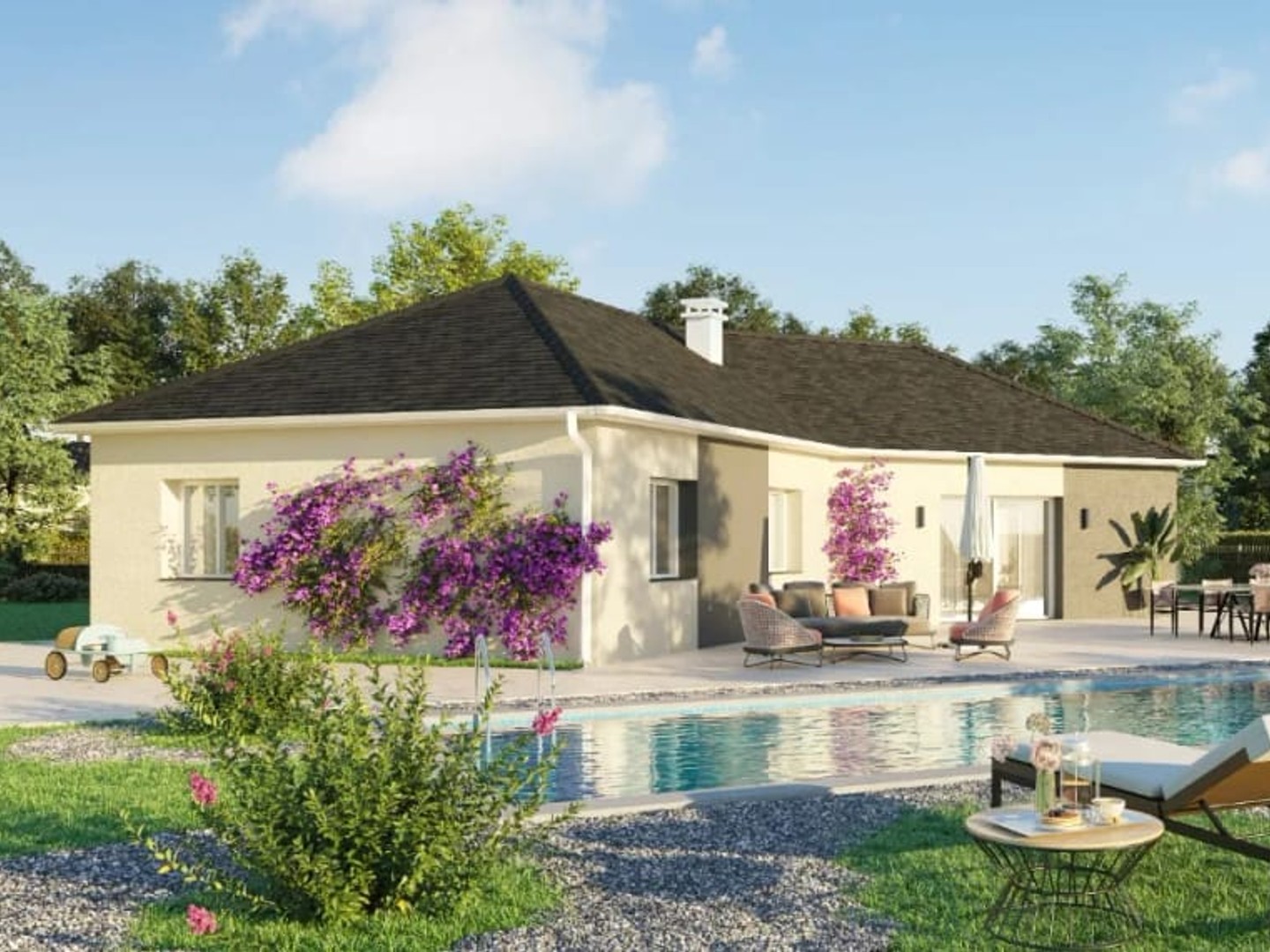 Maison neuve 4 pièces 100 m²