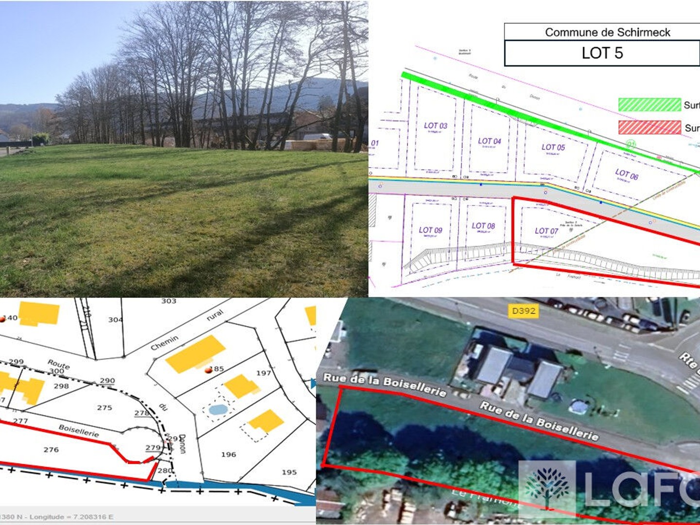 Terrain 1528 m²
