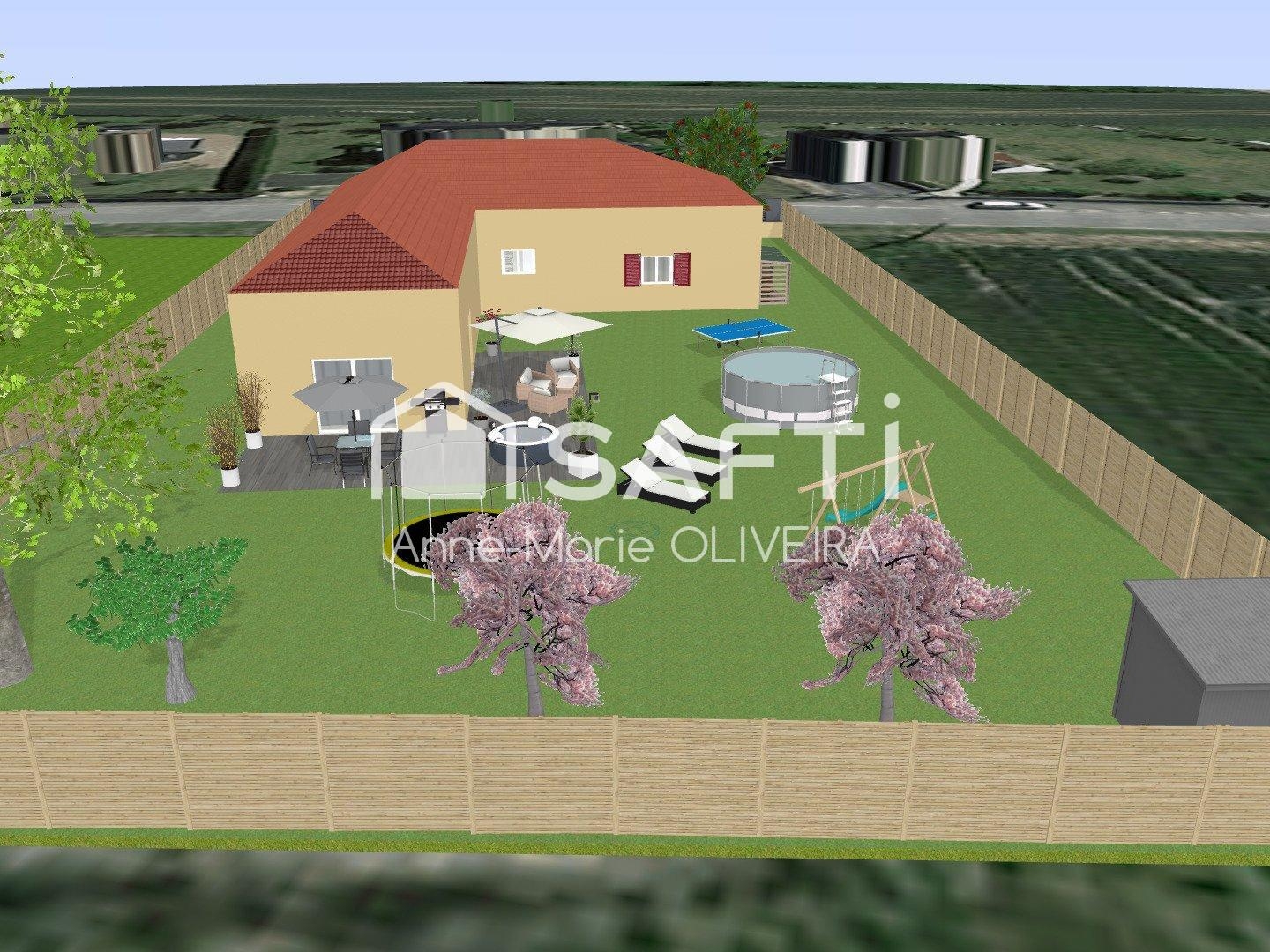 Terrain à vendre - 1043m2 - Caumont (02300)