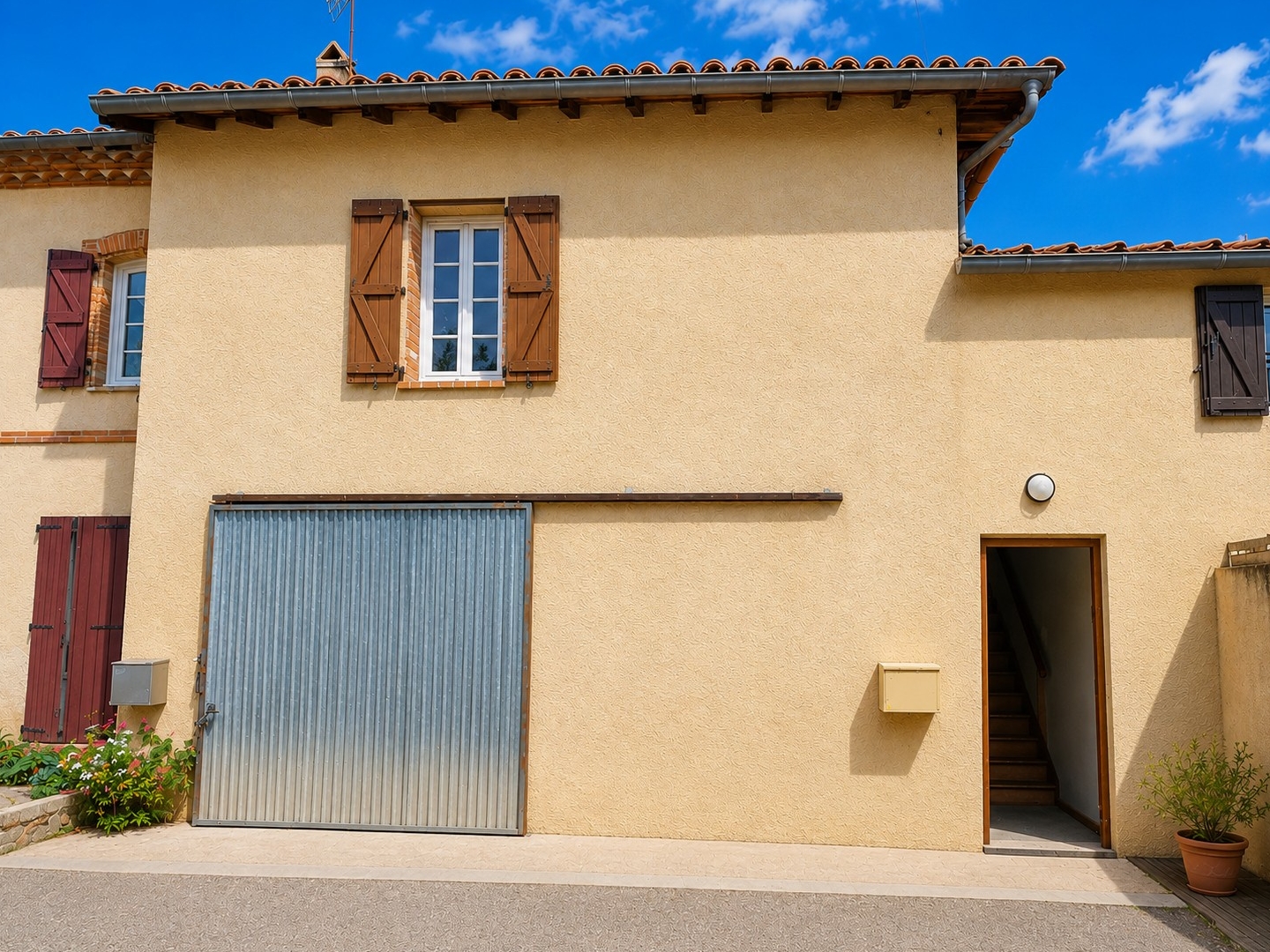 Maison de village.