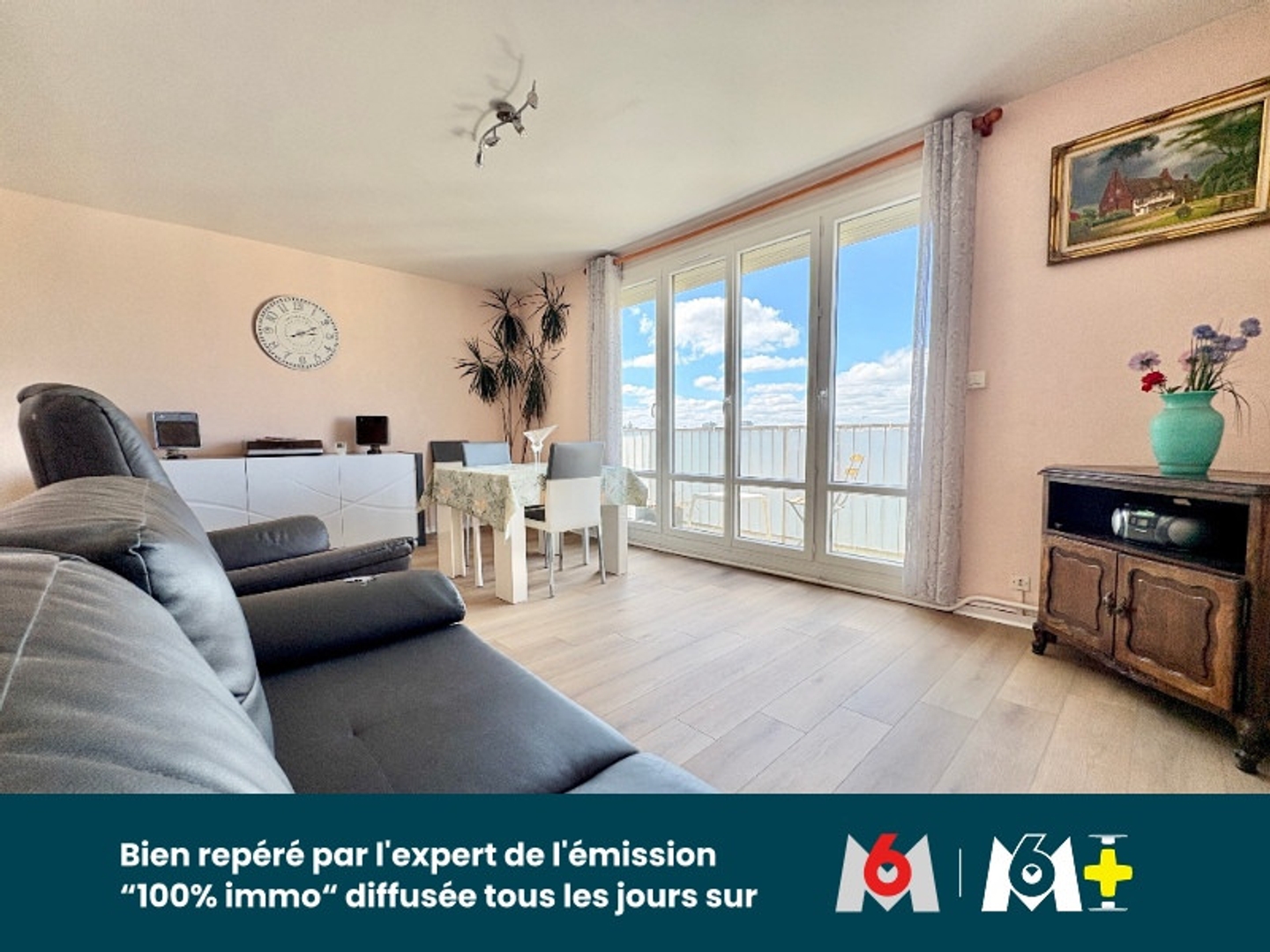 Appartement 4 pièces – 3 chambres - 78,05 m² – Quartier Blordière – Dernier étage avec vue dégagée, balconnet, cave et stationnement