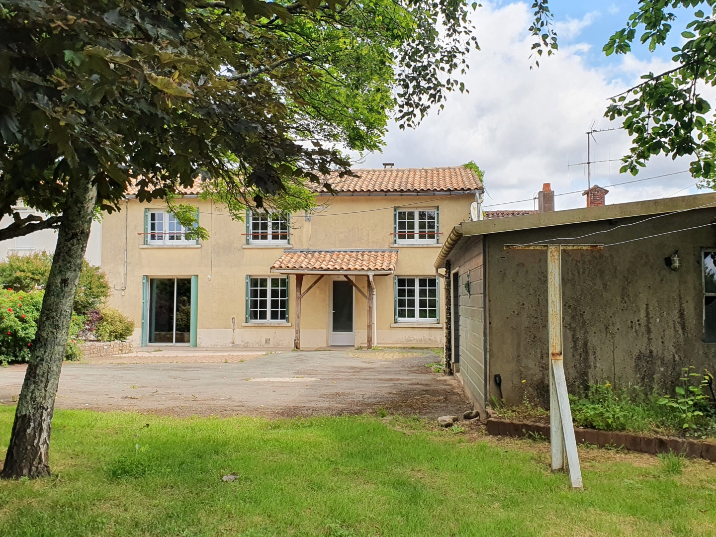 Maison 3 chambres, jardin et garage