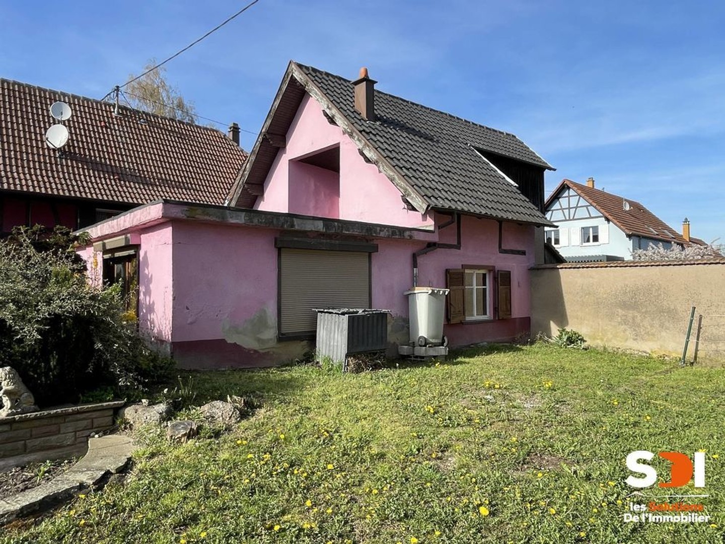 SERMERSHEIM - MAISON 90M² SUR 2,70 ARES AVEC JARDIN + COUR + TERRASSE - SERMERSHEIM