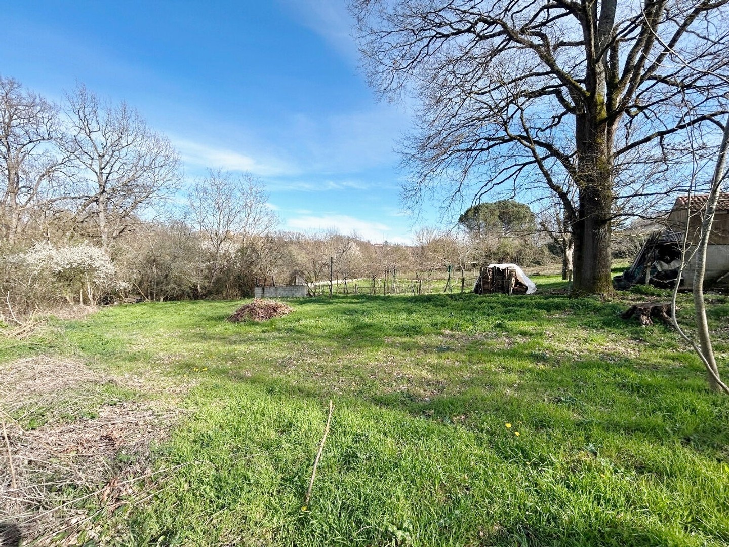 Terrain Daux 1822 m² au calme en bordure de bois