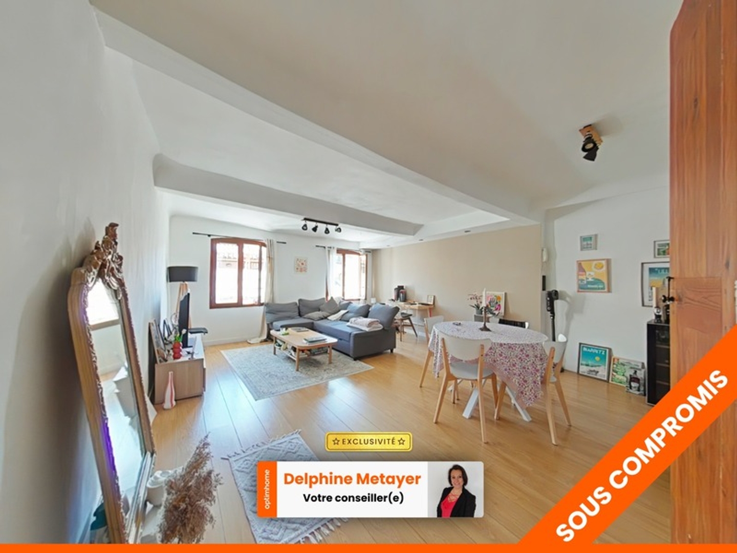 Coup de coeur à Draguignan - Charmant duplex T2 clé en main, vendu meublé avec grande cave