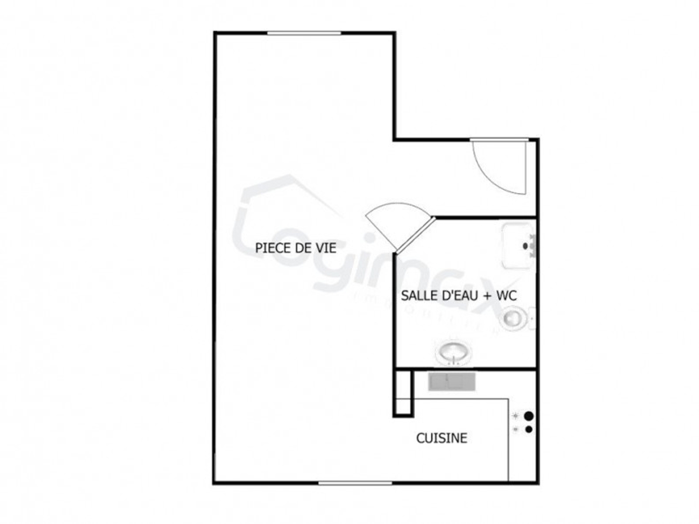 Appartement à vendre - 1 pièce - 23m2 - La Rochelle (17000)