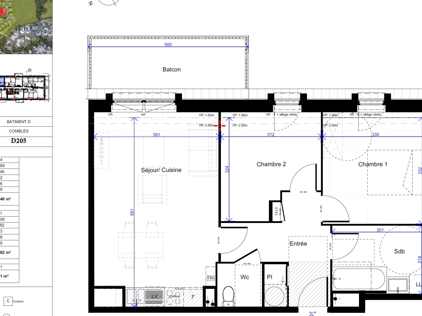 Appartement à vendre - 3 pièces - 60m2 - Villers-Sur-Mer (14640)