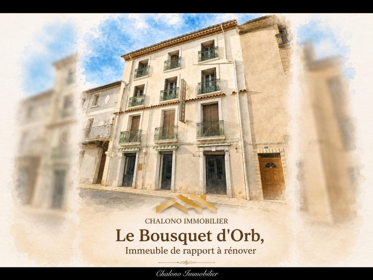 Dept 34 - LE BOUSQUET D'ORB - IMMEUBLE - MURS COMMERCIAUX