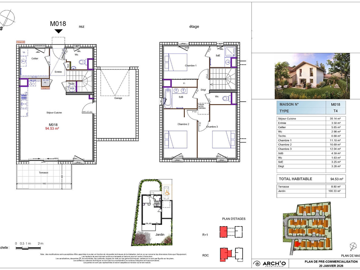 Maison à vendre - 4 pièces - 95m2 - Allinges (74200)