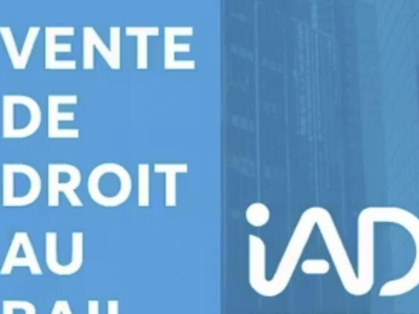 Vente Droit au bail 30 m²