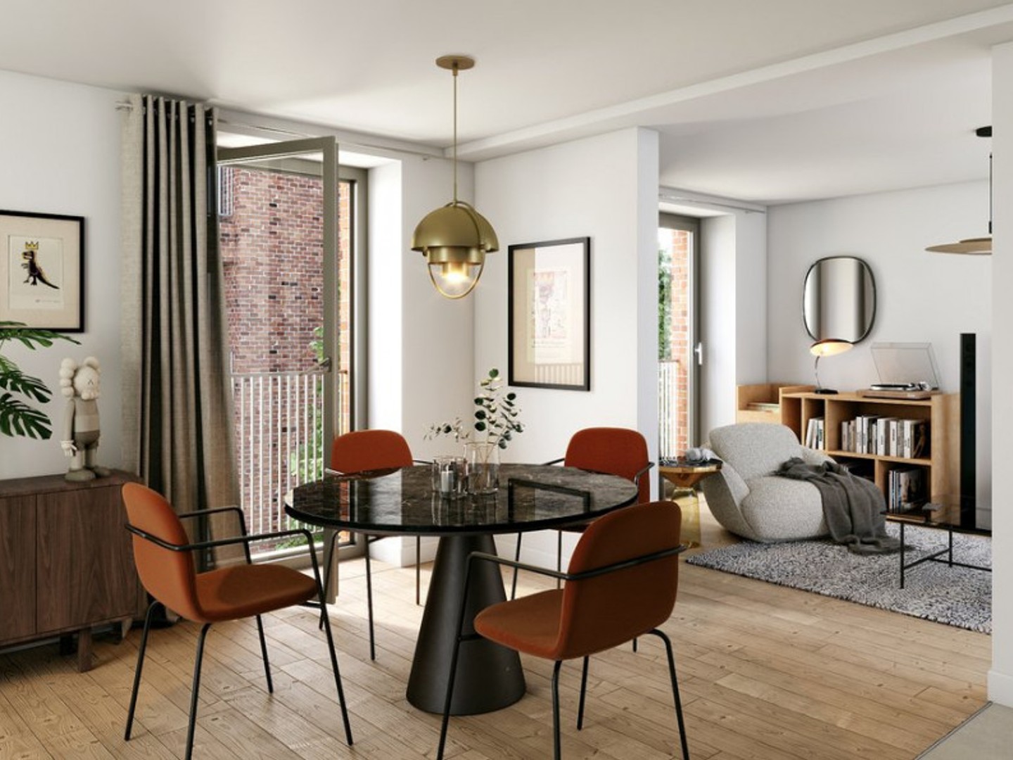 Appartement en frais réduits 3 pièces 65 m²