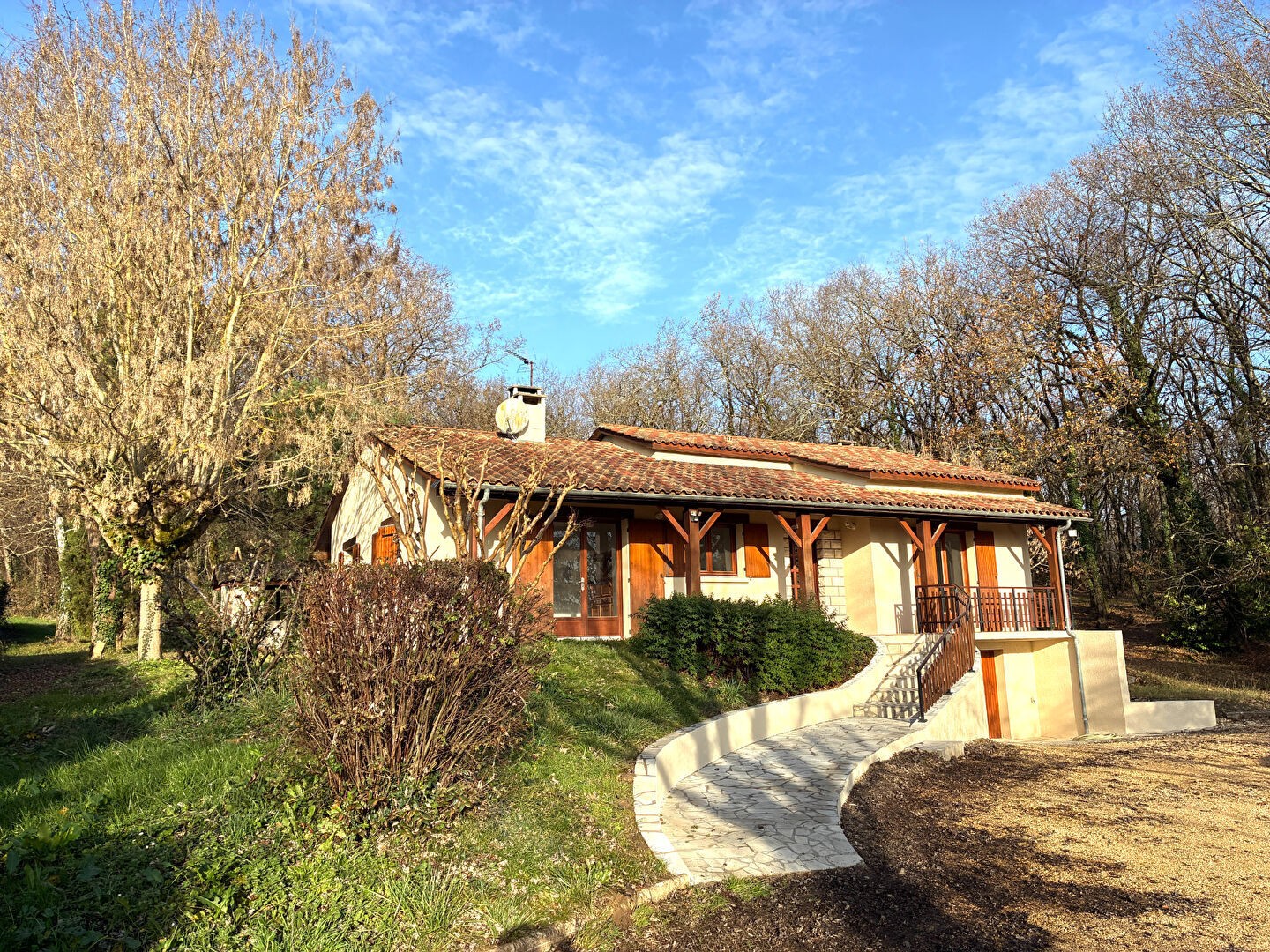 Maison en campagne avec parc arboré Montastruc (Lot-et-Garonne)