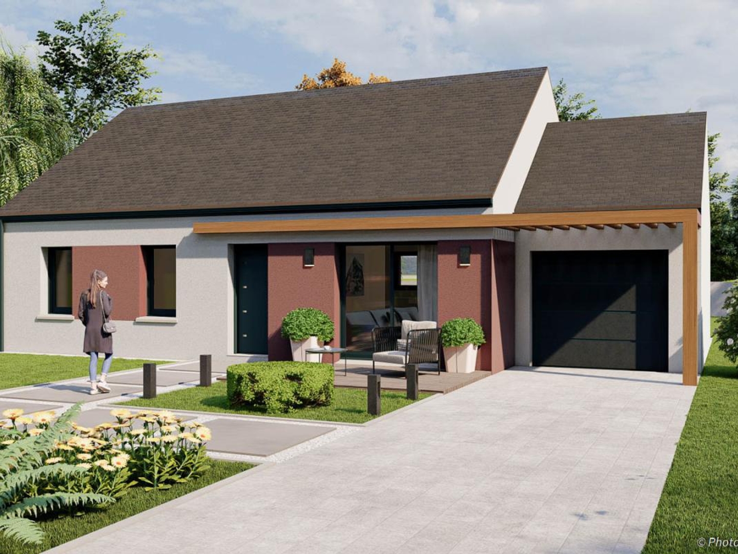 Terrain + maison 99 m²