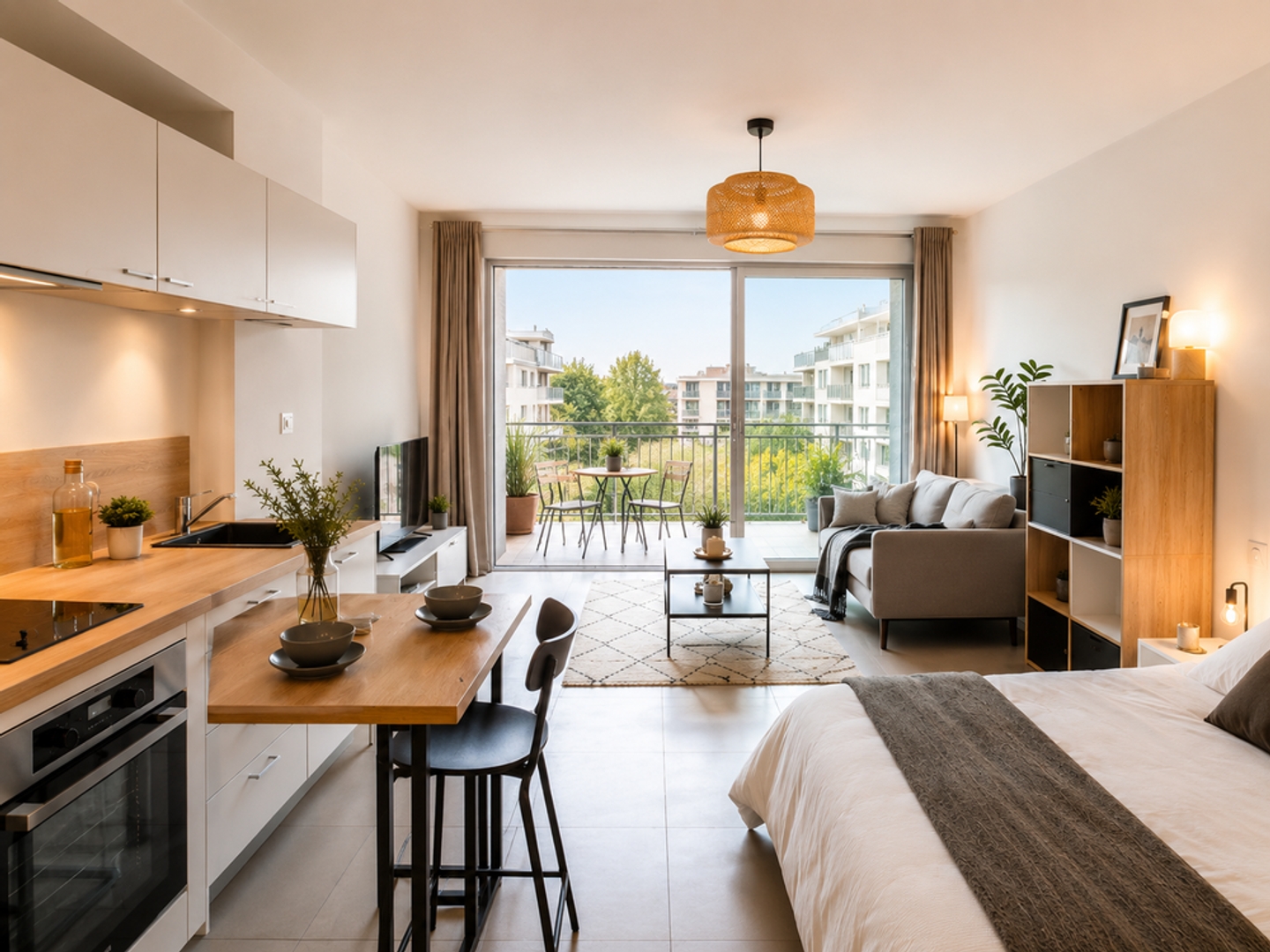 Coup de coeur : studio neuf de 32 m² avec balcon dans résidence contemporaine