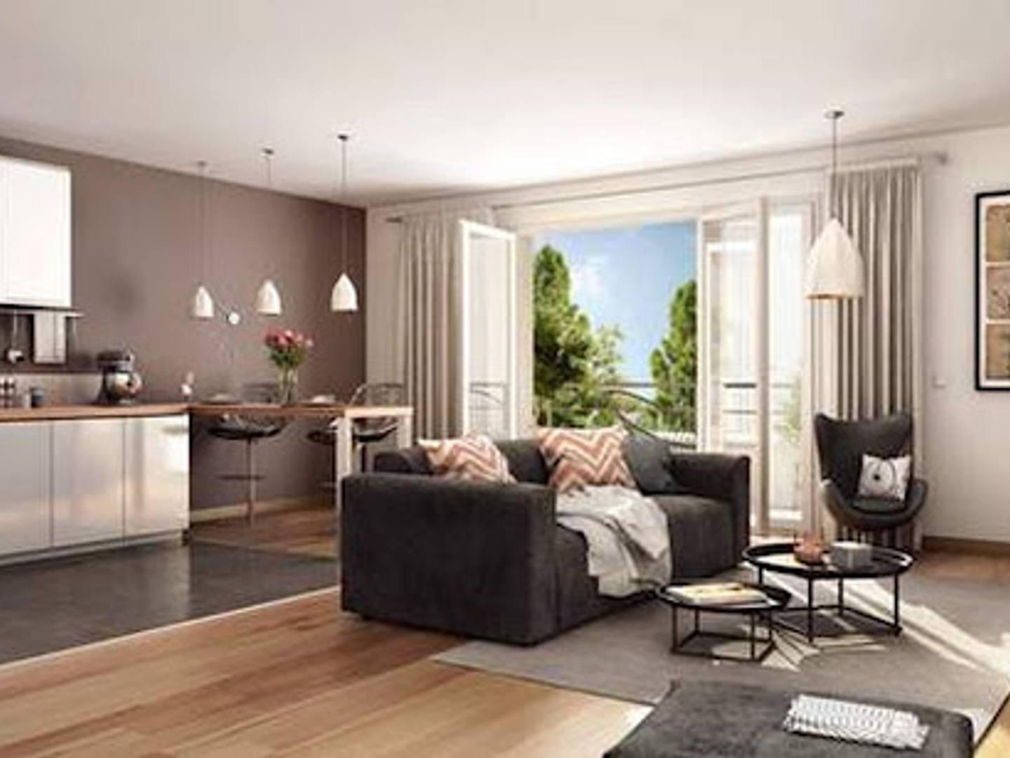 Appartement 3 pièces 63 m²