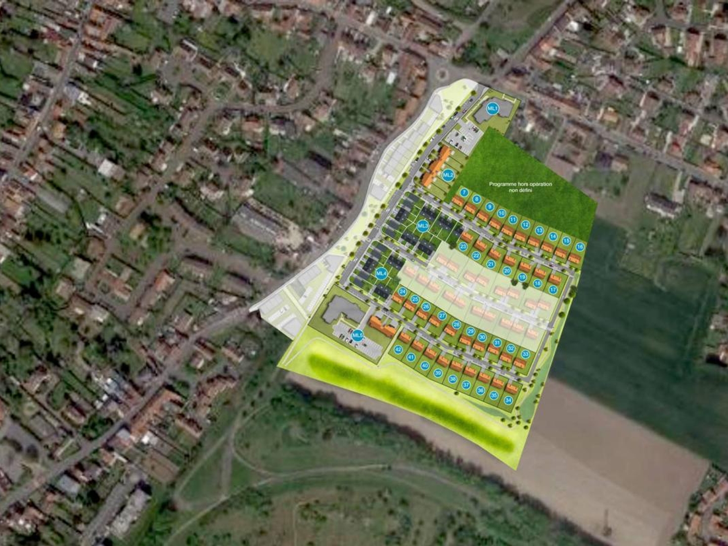 Terrain en individuel