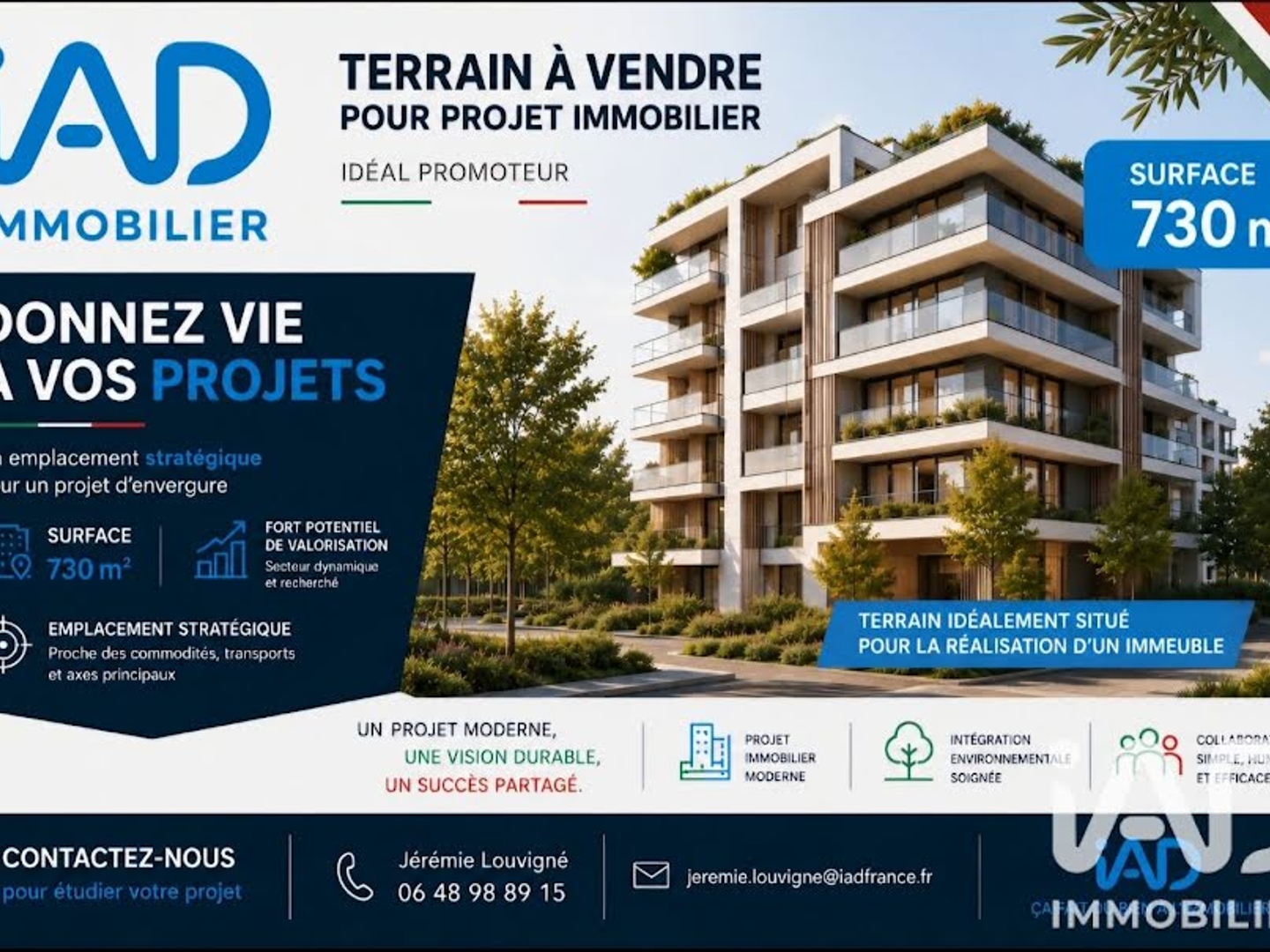 Commerce 730 m²