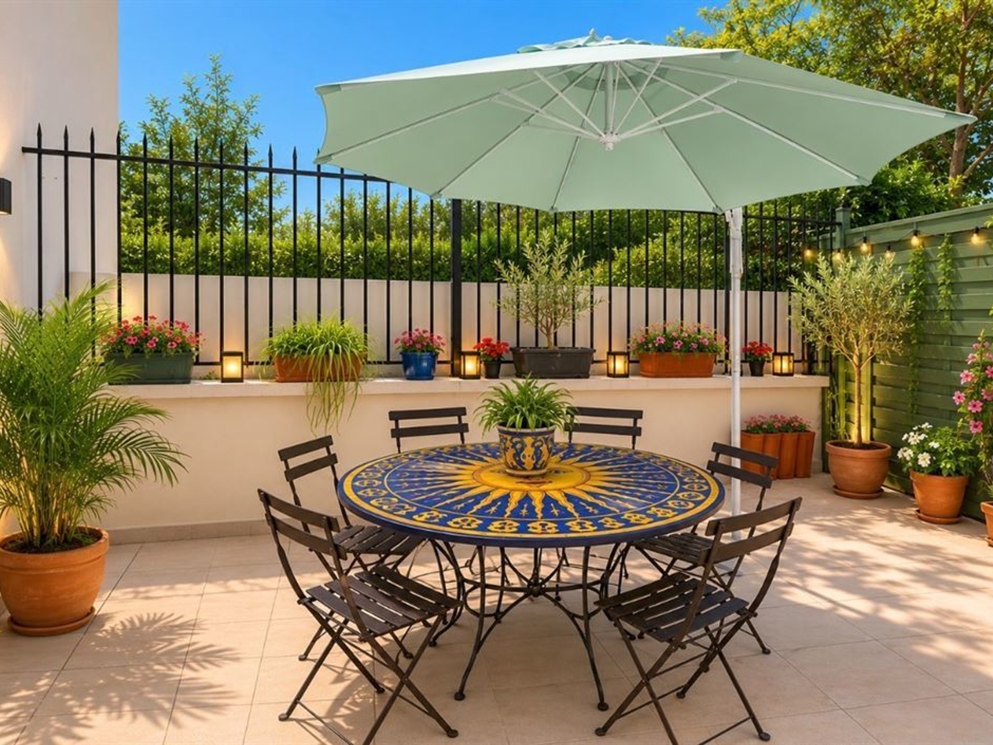 Appartement de 3 pièces avec une grande terrasse (20m2) de plain pied, Calme, lumineux. Gambetta