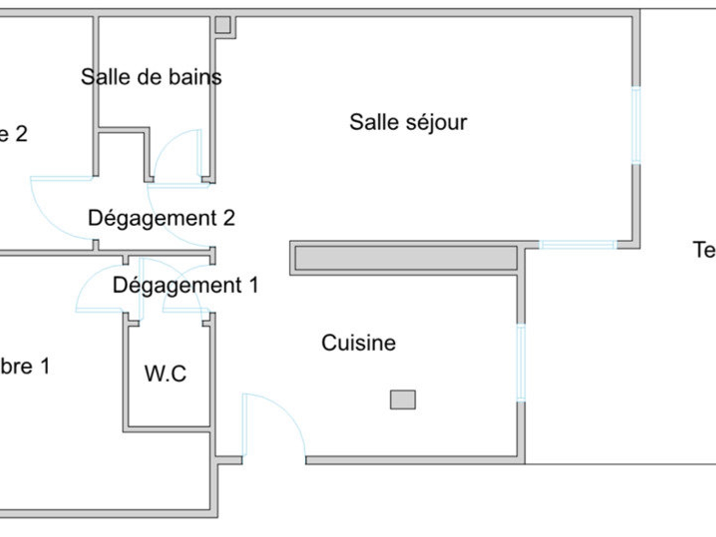 Appartement à vendre - 3 pièces - 53m2 - Paris 20e (75020)