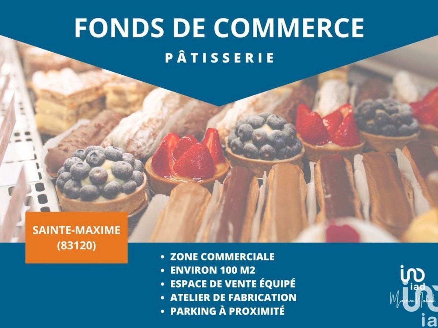Vente Boulangerie 100 m²