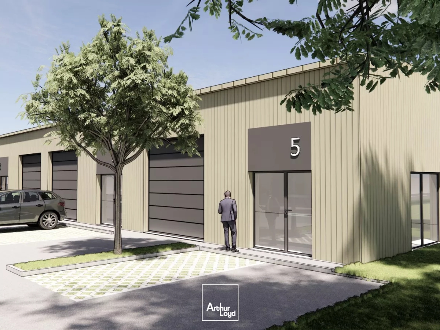 VEFA - LOCAUX D'ACTIVITE - 778 M² DIVISIBLES A PARTIR DE 127 M² - SARZEAU - VILLAGE MARIOTTE