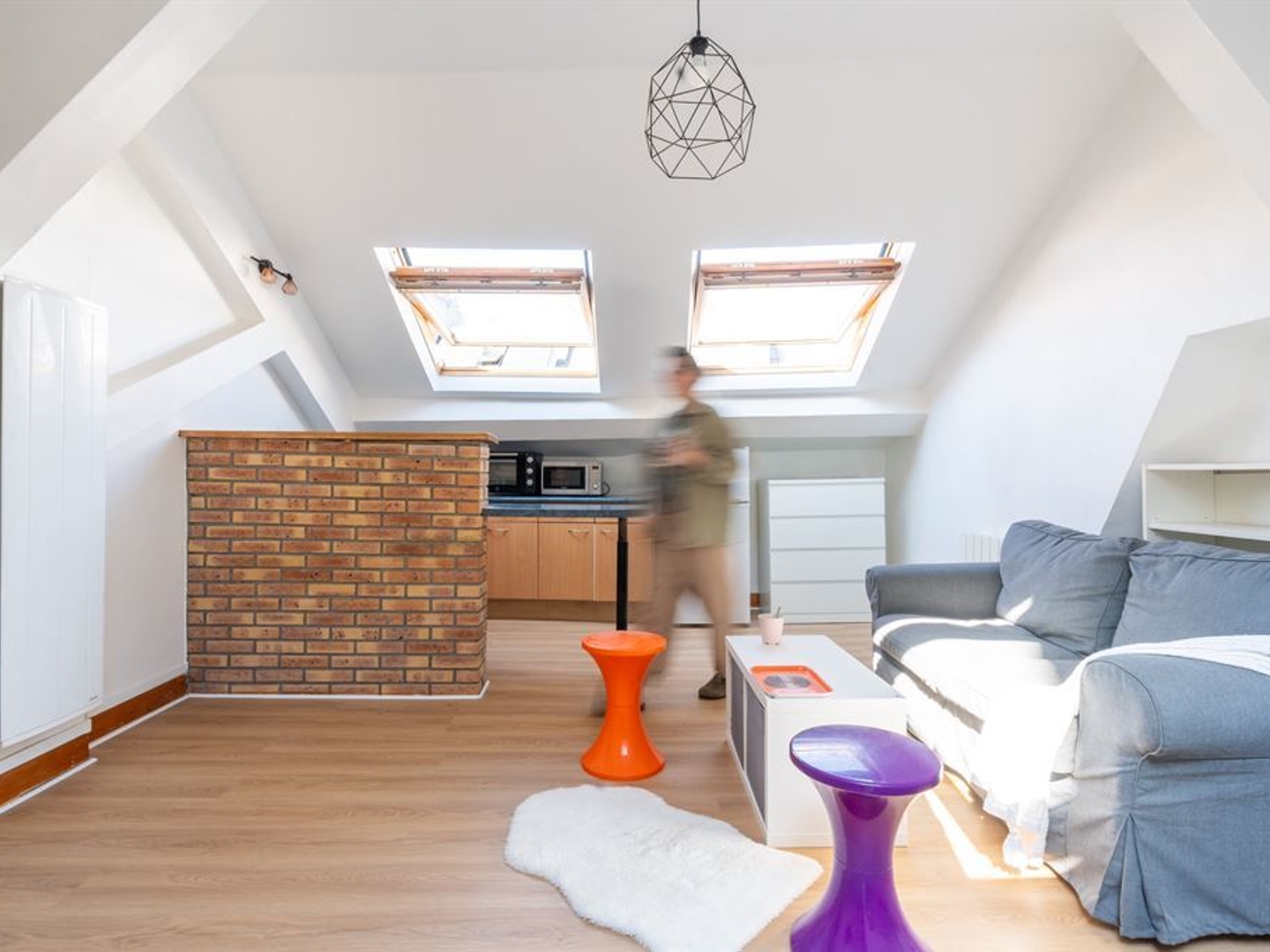 Appartement à vendre - 1 pièce - 24m2 - Paris 17e (75017)