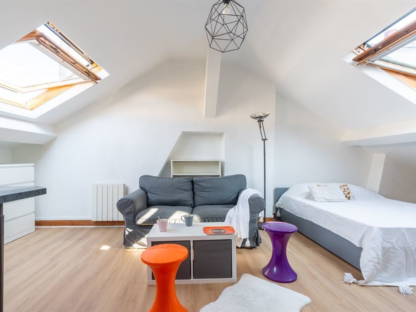 Appartement à vendre - 1 pièce - 24m2 - Paris 17e (75017)