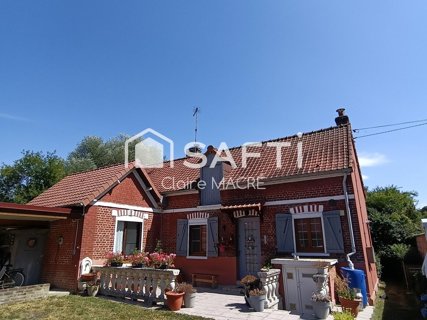 Maison vue sur l'étang d'incheville