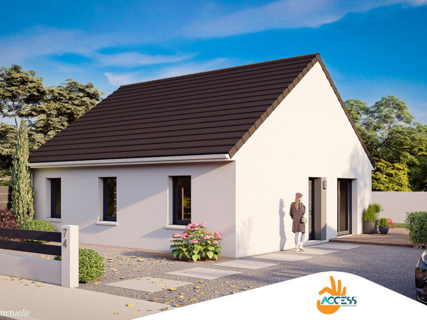Terrain + maison 74 m²