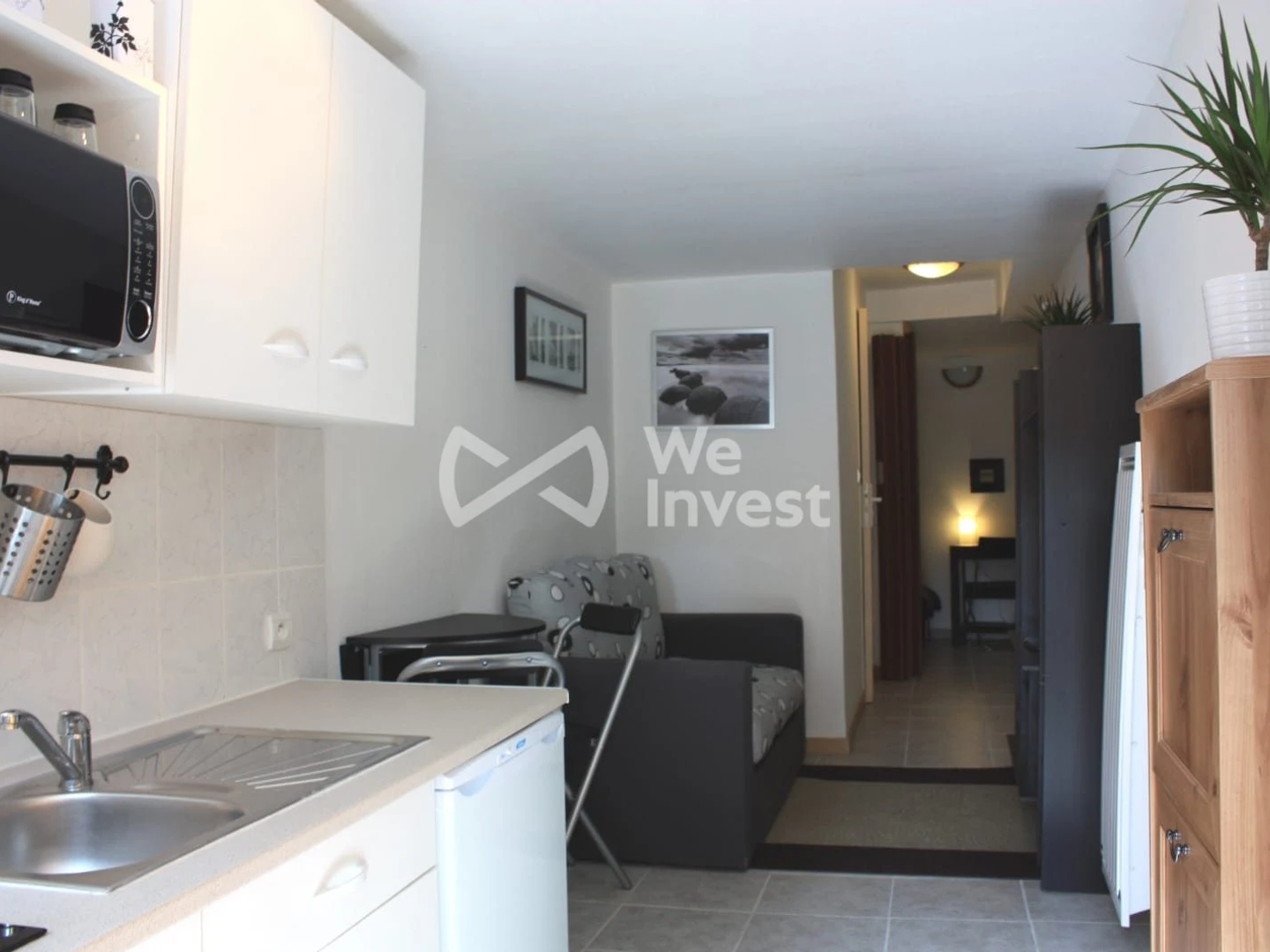Studio 1 pièce 19 m²