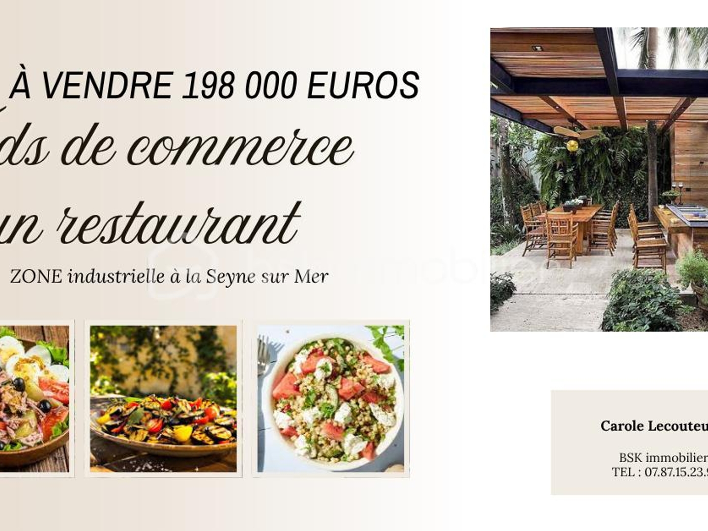 Local commercial 130 m²