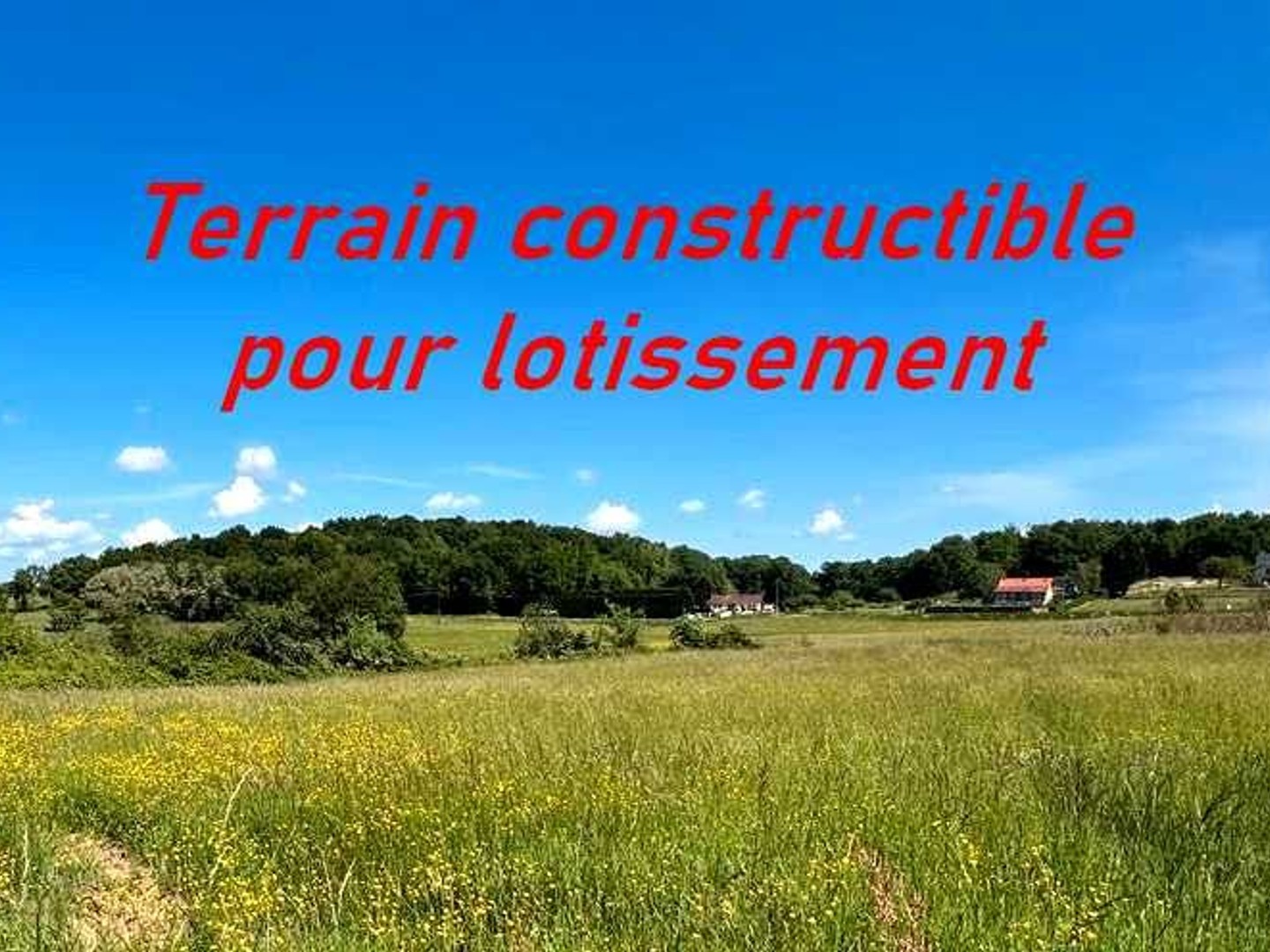 Terrain à bâtir 23744 m²