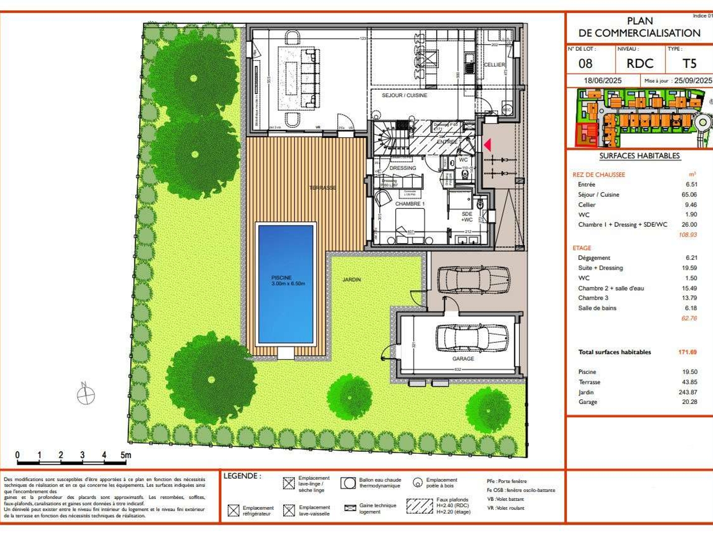 Maison 6 pièces 171 m²