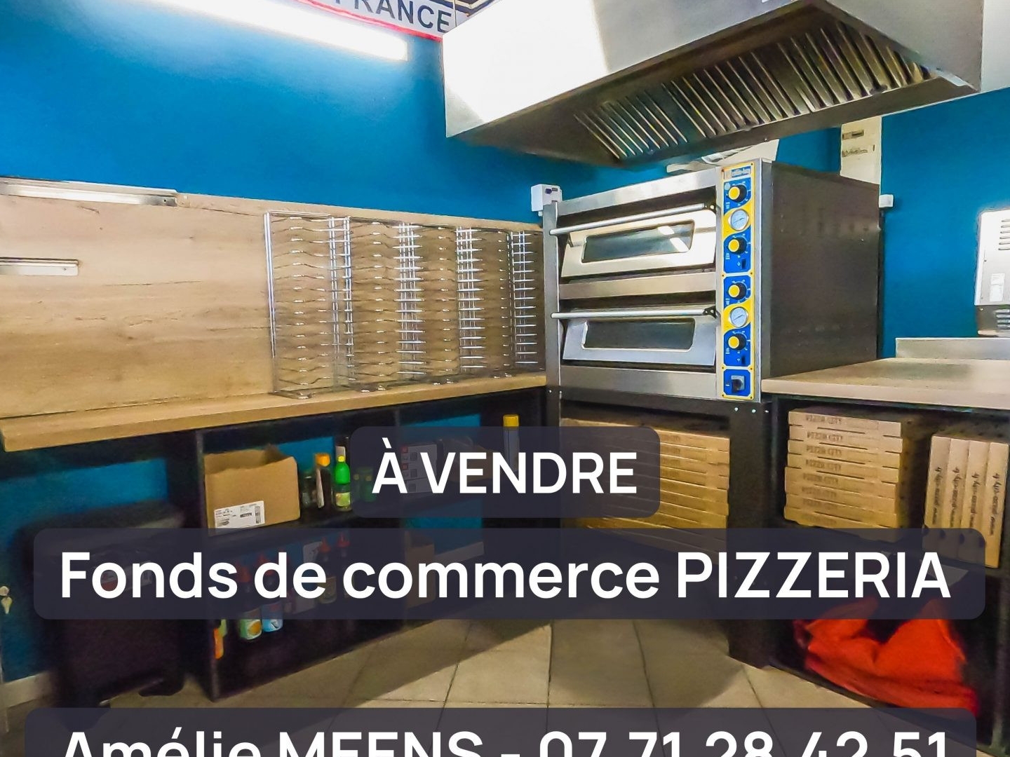 Fonds de commerce Pizzeria sous franchise clé en main