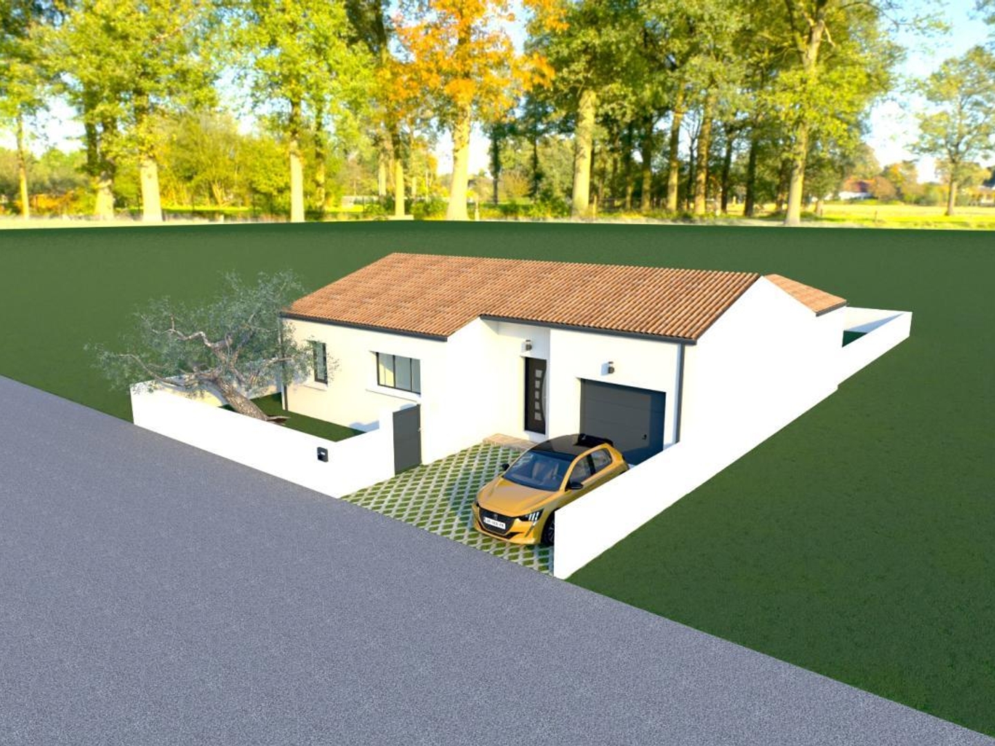 TERRAIN + MAISON DE 100m² À LA JARNE